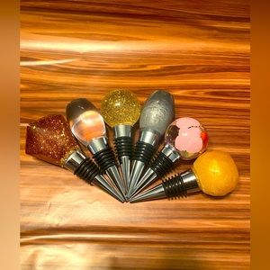 Handmade Resin Bottle Stoppers